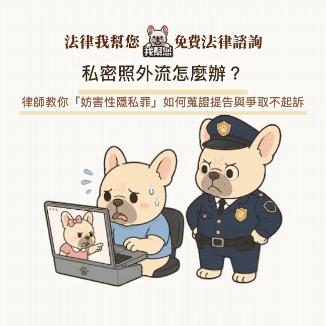 私密照外流怎麼辦？律師教你「妨害性隱私罪」如何蒐證提告與爭取不起訴