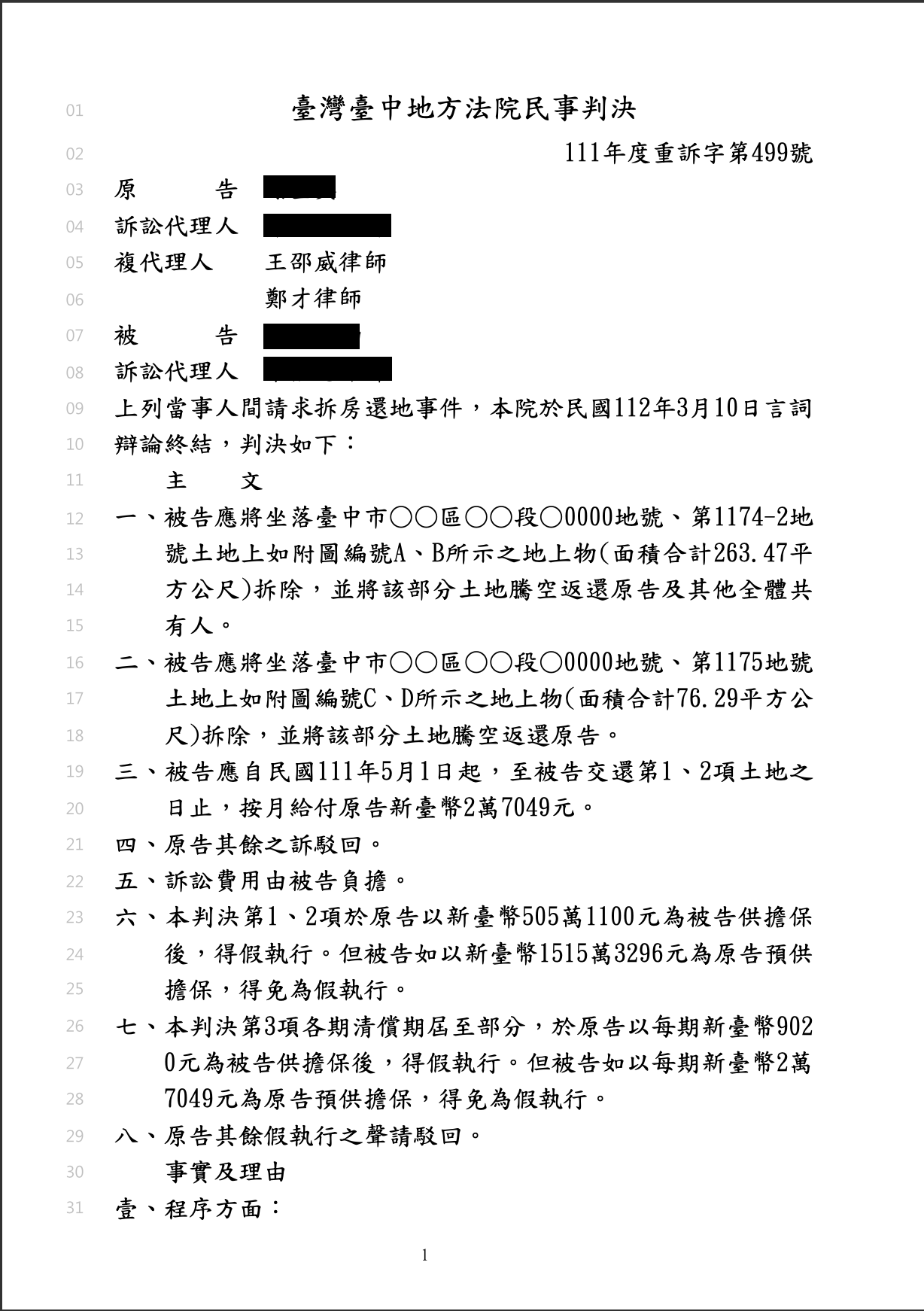 免費法律諮詢案例-2025/07/04、遺產土地遭佔用判拆屋還地、王邵威律師
