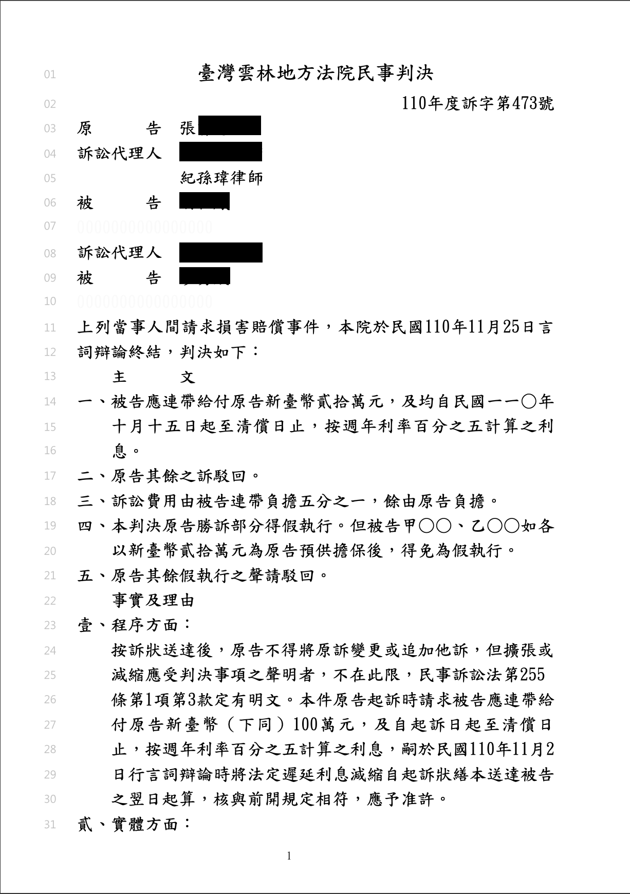 詐欺返還案例