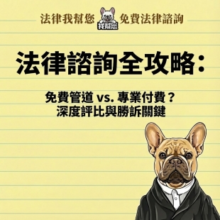 法律諮詢全攻略：免費管道 vs. 專業付費？深度評比與勝訴關鍵