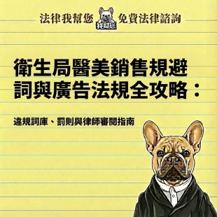 衛生局醫美銷售規避詞與廣告法規全攻略：違規詞庫、罰則與律師審閱指南