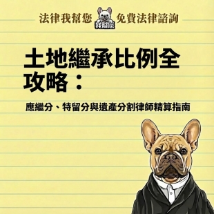 土地繼承比例全攻略：應繼分、特留分與遺產分割律師精算指南