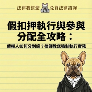 假扣押執行與參與分配全攻略：債權人如何分到錢？律師教您強制執行實務