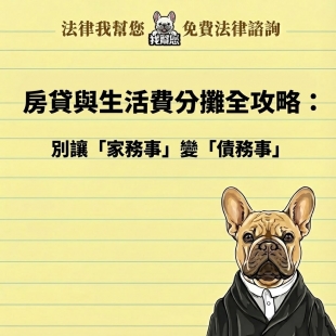 房貸與生活費分攤全攻略：別讓「家務事」變「債務事」