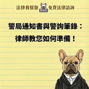警局通知書與警詢筆錄：律師教您如何準備！